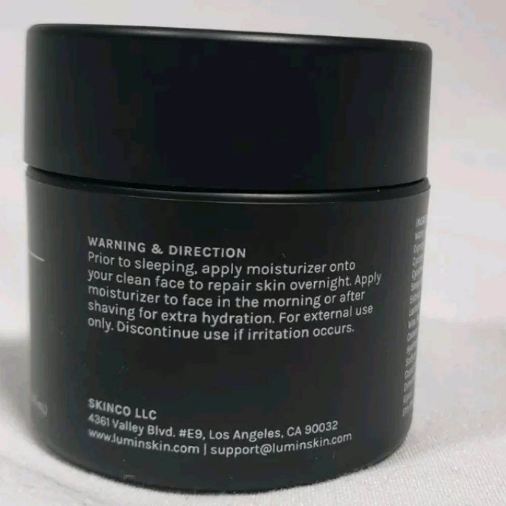 Lumin Moisturizing Balm Ultra Hydrating Repair Skin Damage Aging .68 oz/20mL NIB